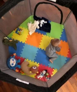 Deryan Draagbare Kinderbox - Zwart - Vaste Matrasbodem - Reisbox - Campingbedje -Kinderwagens Winkel 1002x1200 5