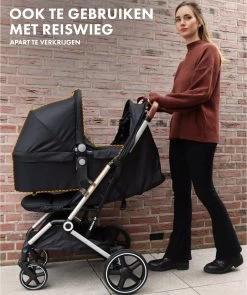 Deryan Luxe XP Buggy XL - Compact Lichtgewicht - Zwart - Aluminium Frame -Kinderwagens Winkel 1004x1200 1