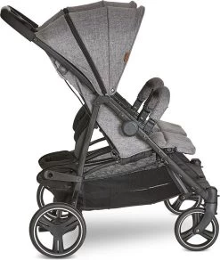 ABC Design Duo Kinderwagen Twin Circle Line - Inclusief Regenhoes - Woven Graphite -Kinderwagens Winkel 1016x1200 1