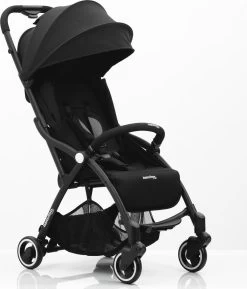 Hamilton By Yoop S1 Plus Buggy Met Monteerbare Premium Wieg – Nieuwer En Hoger 2023 Model - Stroller Met One Hand Folding Technologie – Zwart/Antraciet - Licht, Verstelbaar, Wendbaar - Geschikt Van 0 Maanden Tot 4 Jaar -Kinderwagens Winkel 1024x1200 3