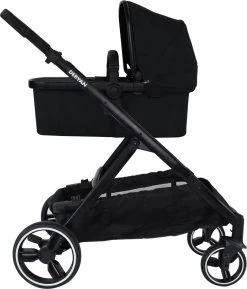 Deryan Evy Kinderwagen - Duo Kinderwagen - Uitbreidbaar - Inclusief Reiswieg - Zwart -Kinderwagens Winkel 1025x1200 4