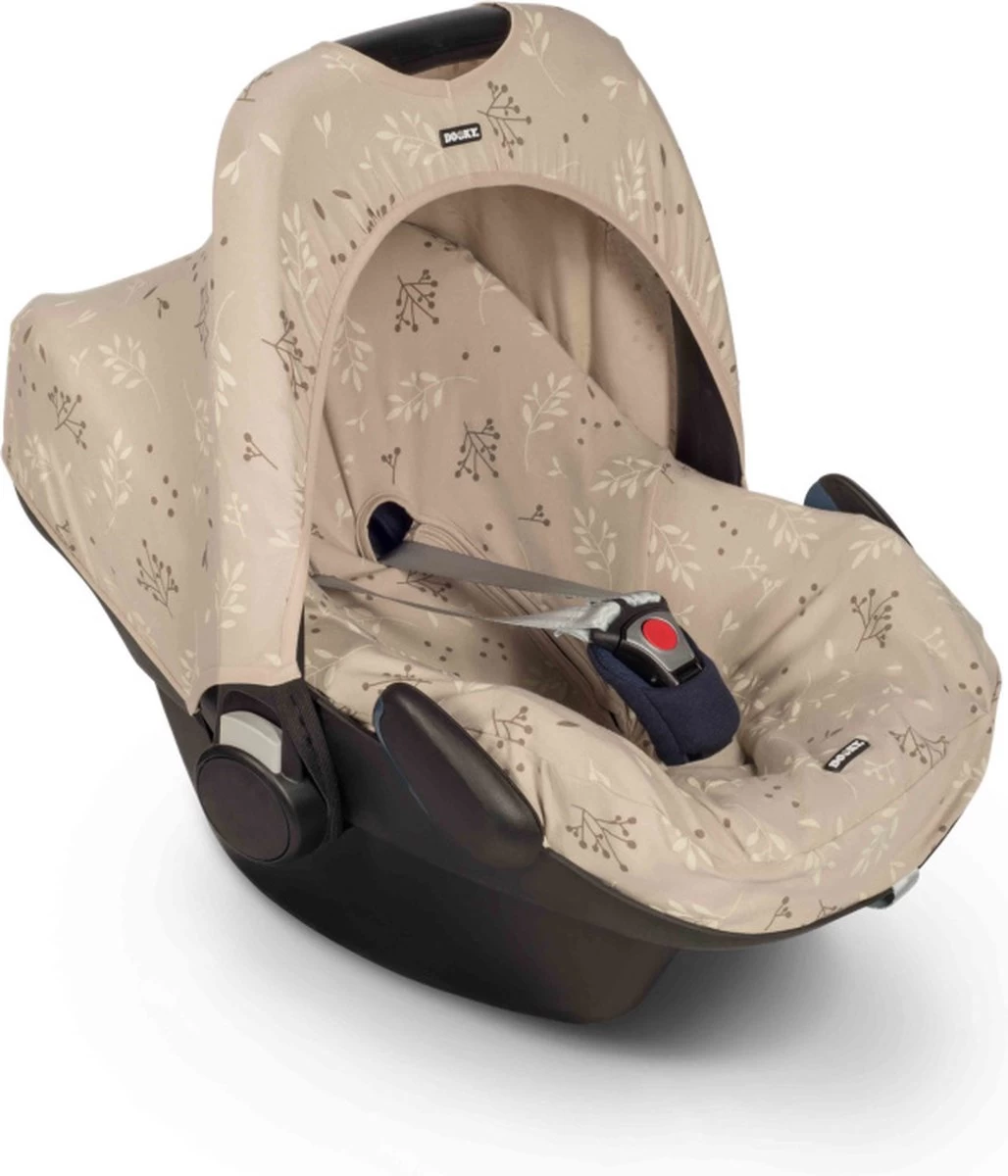 Dooky Seat Cover 0+ Autostoelhoes - Romantic Leaves Black 5 Dooky Seat Cover 0+ Autostoelhoes - Romantic Leaves Black - Afbeelding 5