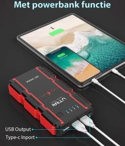 UTRAI - Jump Starter Auto - Batterij 13000mAh - 1000A - Smart-Clip Power Bank Met Batterij Detectie Voor 12V - Auto Booster Jumpstarter Mini -Kinderwagens Winkel 1029x1200