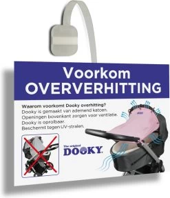 Dooky Universal Cover Zonnescherm Kinderwagen - Grey Stars -Kinderwagens Winkel 1032x1200 5