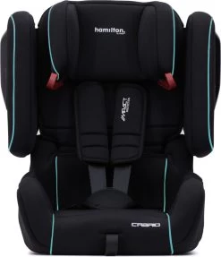 Hamilton By Yoop Cabrio Premium Opvouwbare Autostoel – Veilig, Comfortabel En Lichtgewicht Autozitje – Groep I, II, III Autostoeltje Voor 9 Maanden Tot 12 Jaar – Neon Blauw – ISOFIX Kliksysteem - 1e Opvouwbare Autostoel Ter Wereld - Zwart/Neon Blauw -Kinderwagens Winkel 1033x1200 2