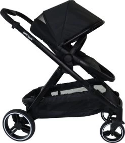 Deryan Evy Kinderwagen - Duo Kinderwagen - Uitbreidbaar - Inclusief Reiswieg - Zwart -Kinderwagens Winkel 1043x1200 5