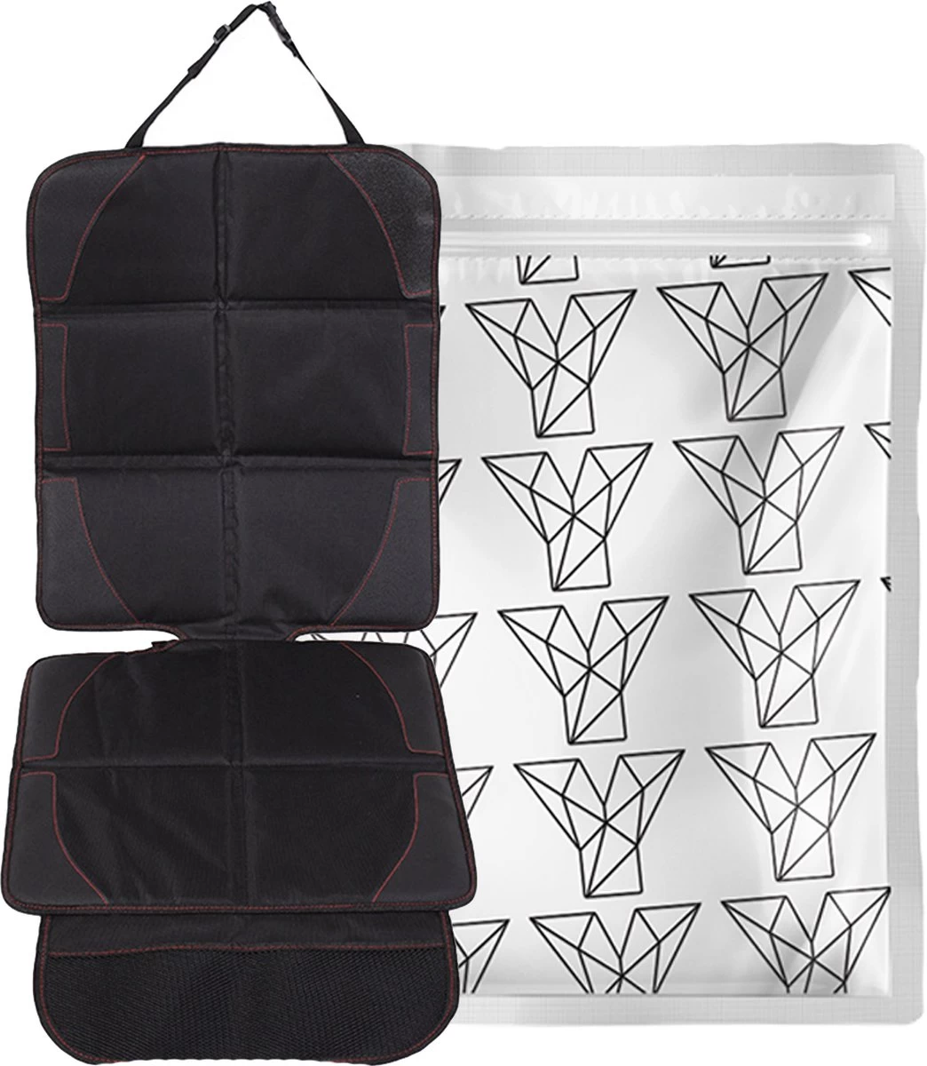 YONO Autostoel Beschermer Met Organizer - Hoes Bekleding Isofix Compatibel - Auto Accessoiers - Rugleuning Bescherming - Zwart 5 YONO Autostoel Beschermer Met Organizer - Hoes Bekleding Isofix Compatibel - Auto Accessoiers - Rugleuning Bescherming - Zwart - Afbeelding 5