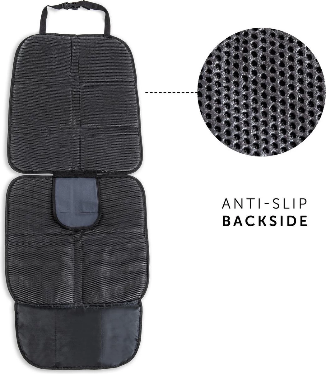 Hauck Sit On Me Deluxe Autostoelbeschermer - Black 12 Hauck Sit On Me Deluxe Autostoelbeschermer - Black - Afbeelding 12
