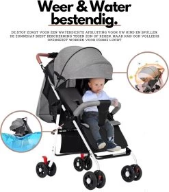 Child Supplies Buggy - Inklapbare Buggy - Baby Stroller - 3 In 1 - Kinderwagen - Roze -Kinderwagens Winkel 1059x1200 5