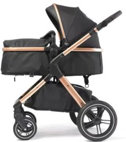 Merkloos BrightWise Luxe Kinderwagen 3 In 1 Van Voldoet Aan Alle Europese Veiligheidscertificaten - Wandelwagen - Kinderwagen 3-in-1 Incl Autostoel - Kinderwagen Maxi Cosi – Buggy 3 In 1 - Newborn - Zwart -Kinderwagens Winkel 1062x1200 23
