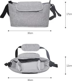 3 In 1 Kinderwagen Tas Universele Wandelwagen | Luiertas Draagtas Reistas Met Fles En Bekerhouder | - Zwart 20 3 In 1 Kinderwagen Tas Universele Wandelwagen | Luiertas Draagtas Reistas Met Fles En Bekerhouder | - Zwart -Kinderwagens Winkel 1066x1200 2