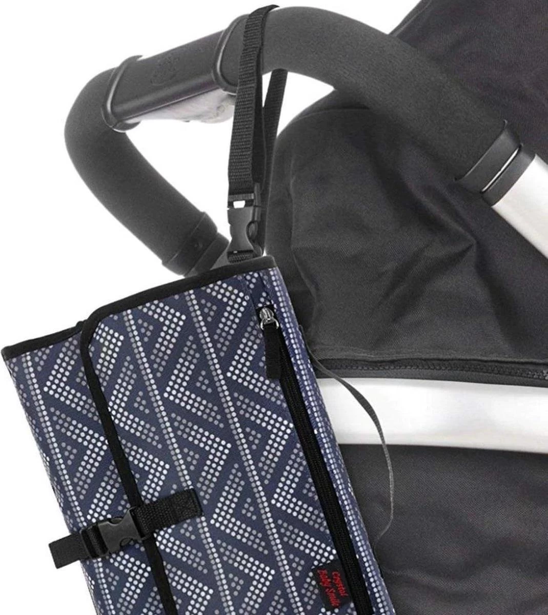 LOUZIR Baby Onderweg Verschonen -Verschoningsmatje Opvouwbaar Waterdicht Luiertas – Donker Blauw 6 LOUZIR Baby Onderweg Verschonen -Verschoningsmatje Opvouwbaar Waterdicht Luiertas – Donker Blauw - Afbeelding 6