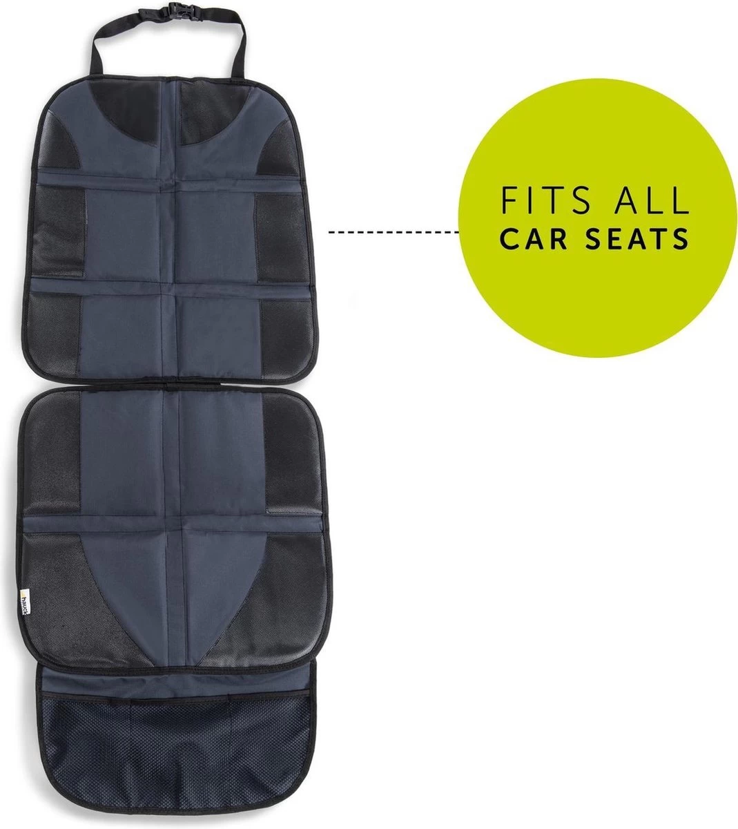 Hauck Sit On Me Deluxe Autostoelbeschermer - Black 3 Hauck Sit On Me Deluxe Autostoelbeschermer - Black - Afbeelding 3