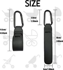 BOTC Kinderwagen Tassenhaakjes - Leer - Haakjes Voor Tassen - Set Van 2 - Leather - Extra Stevig - Buggy Haakjes - Zwart 14 BOTC Kinderwagen Tassenhaakjes - Leer - Haakjes Voor Tassen - Set Van 2 - Leather - Extra Stevig - Buggy Haakjes - Zwart -Kinderwagens Winkel 1076x1200