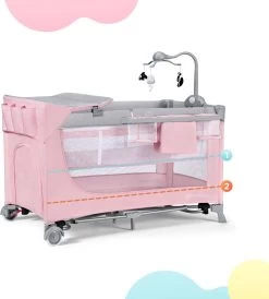 Kinderkraft Campingbed - Leody Met Accessoires - Roze 32 Kinderkraft Campingbed - Leody Met Accessoires - Roze -Kinderwagens Winkel 1082x1200 4