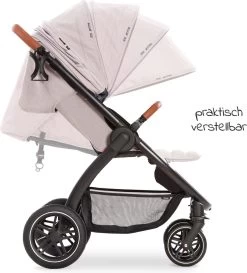 Hauck UpTown Buggy - Met één Hand Opvouwbaar - Beige -Kinderwagens Winkel 1086x1200 1