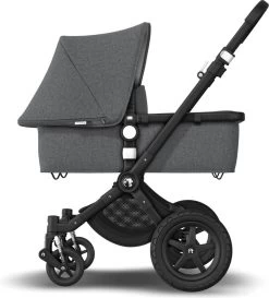 Bugaboo Cameleon 3 Plus Kinderwagen Met Stoel En Wieg - Zwart / Gemȇleerd Grijs -Kinderwagens Winkel 1086x1200 4