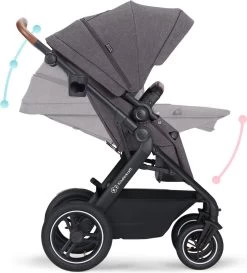Kinderkraft B-Tour Ash Grey 3-in-1 Combi Kinderwagen Incl. Autostoel KSBTOU00DGR3000 -Kinderwagens Winkel 1087x1200 7