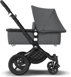 Bugaboo Cameleon 3 Plus Kinderwagen Met Stoel En Wieg - Zwart / Gemȇleerd Grijs -Kinderwagens Winkel 1097x1200 4