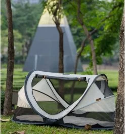 Deryan Peuter Luxe Campingbedje – Inclusief Zelfopblaasbare Matras - Cream -Kinderwagens Winkel 1118x1200 5