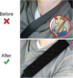 BOTC Gordelhoezen - Schouderhoezen - Gordelkussen - Auto Gordel Beschermer - 2 Stuks Gordelbeschermer - Universele Autogordel Cover -Kinderwagens Winkel 1123x1200