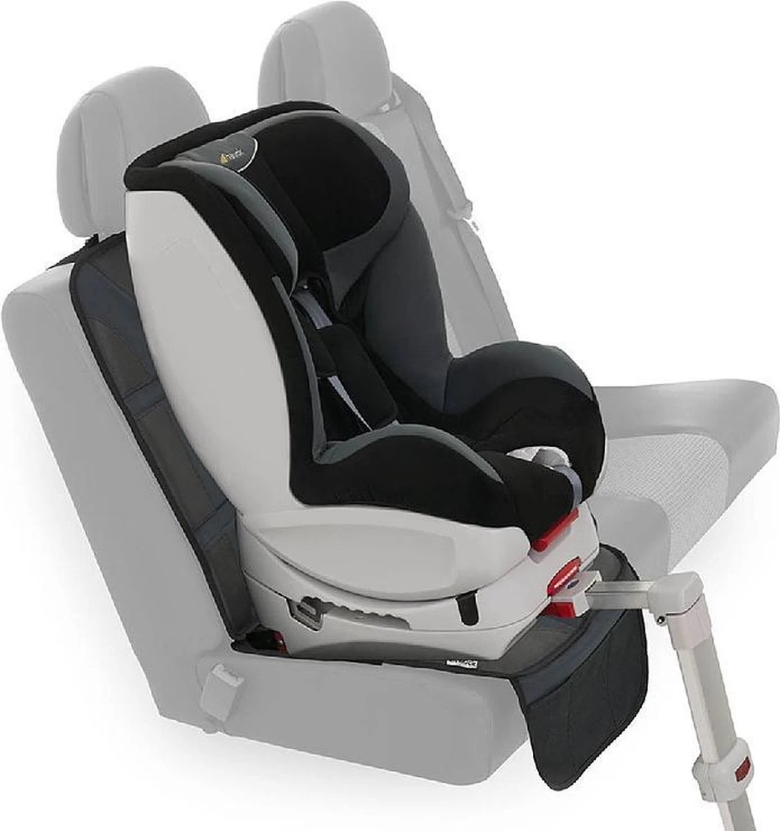Hauck Sit On Me Deluxe Autostoelbeschermer - Black 13 Hauck Sit On Me Deluxe Autostoelbeschermer - Black - Afbeelding 13