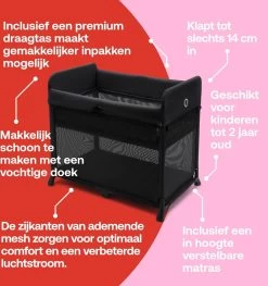 Bugaboo Campingbedje Stardust Black -Kinderwagens Winkel 1128x1200 6