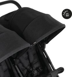 Hauck Uptown Duo Melange Broertje/zusje Kinderwagen Black -Kinderwagens Winkel 1130x1200 3
