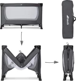 Hauck Dream N Play Plus Campingbedje Set - Met Matras En Muggennet - Grijs 18 Hauck Dream N Play Plus Campingbedje Set - Met Matras En Muggennet - Grijs -Kinderwagens Winkel 1135x1200 6