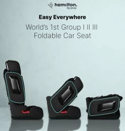 Hamilton By Yoop Cabrio Premium Opvouwbare Autostoel – Veilig, Comfortabel En Lichtgewicht Autozitje – Groep I, II, III Autostoeltje Voor 9 Maanden Tot 12 Jaar – Neon Blauw – ISOFIX Kliksysteem - 1e Opvouwbare Autostoel Ter Wereld - Zwart/Neon Blauw -Kinderwagens Winkel 1139x1200 25