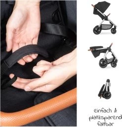 Hauck UpTown Buggy - Met één Hand Opvouwbaar - Zwart -Kinderwagens Winkel 1143x1200 2