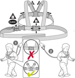 Looptuigje Voor Kinderen - Kindertuigje Met Looplijn - Tuigje Kind - Blauw -Kinderwagens Winkel 1146x1200 15