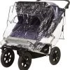 Playshoes - Regenhoes Voor Duo-buggy - Transparant - Maat Onesize