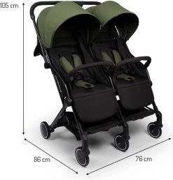 Baninni Duo Buggy Adige Moss -Kinderwagens Winkel 1151x1200 4
