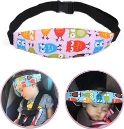 Merkloos Auto Hoofdsteun Voor Kinderen / Hoofdband / Slaapkussen Blauw
