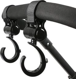 Kinderwagen Tassenhaak 2 Stuks - Boodschappenhaken - Tassenhanger - Babywagen Tassenhaak - Strollerhook - Buggy Haak - Bags Holder - Tassenclips - Rugzak Hanger - Verplaatsbare Hanger - Rolstoelhaak - Auto Hoofdsteun Haak -Kinderwagens Winkel 1154x1200 5