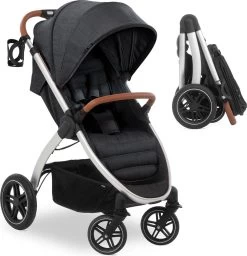 Hauck UpTown Buggy - Met één Hand Opvouwbaar - Zwart
