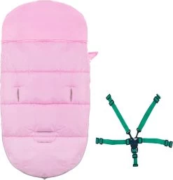 Springos Voetenzak | Voetenzak Buggy | Voetenzak Autostoel | Universeel | 90 Cm | Roze -Kinderwagens Winkel 1160x1200 10