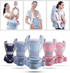 Merkloos Ergonomische Babydraagzak - 15 In 1 - Donkerblauw - 0 Tot 48 Maanden - Babydrager -Buikdrager En Rugdrager - Baby Draagzak - Ergonomisch - Heupdrager -Kinderwagens Winkel 1160x1200 12