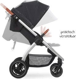 Hauck UpTown Buggy - Met één Hand Opvouwbaar - Zwart -Kinderwagens Winkel 1162x1200 2