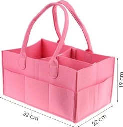 Merkloos Luiertas Vilt - Roze - Vilt - 32 X 22 X 19 Cm - Luier Organizer - Draagbare Organiser Met Handige Vakken - Verzorgingstas 7 Merkloos Luiertas Vilt - Roze - Vilt - 32 X 22 X 19 Cm - Luier Organizer - Draagbare Organiser Met Handige Vakken - Verzorgingstas -Kinderwagens Winkel 1164x1200 5