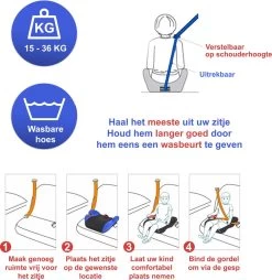 YourGoods Zitverhoger Auto - Stoelverhoger - Wasbare Hoes - Zwart -Kinderwagens Winkel 1166x1200 1