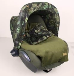 Ukje Autostoelhoes - Geschikt Voor Maxi Cosi Cabriofix Pebble Citi - Maxi Cosi Hoes - Groen -Kinderwagens Winkel 1167x1200