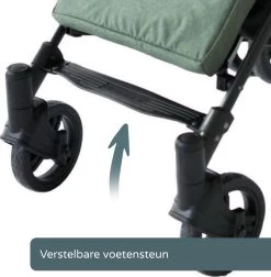 Prénatal Luxe Buggy – Kinderwagen Met Boodschappenmand En Zonneklep - Verstelbare Wandelwagen – Inklapbaar Met 1 Hand - Plooibuggy Groen -Kinderwagens Winkel 1175x1200
