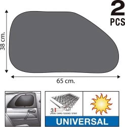 Car Plus Zonneschermen Zijruit 3-laags 38 X 65 Cm Zwart 2 Stuks -Kinderwagens Winkel 1179x1200 1