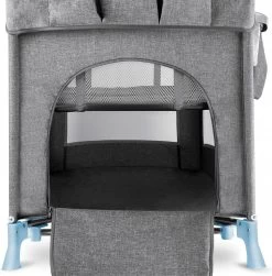 Kinderkraft Joy Luxe - Campingbed Met Schommelfunctie Blauw -Kinderwagens Winkel 1183x1200 6