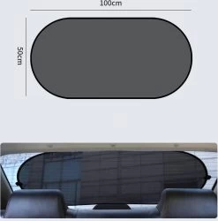 Zonnescherm Auto Baby - Zonwering Auto Met Zuignappen - Zonnescherm Auto Zwart - Auto Accessoires - Auto Accessories - 100x50 Centimeter - Cadeautje -Kinderwagens Winkel 1184x1200