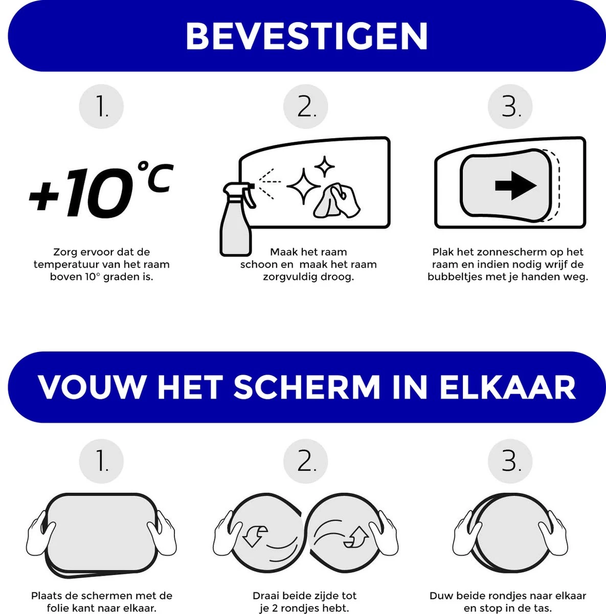 Nince Zonnescherm Auto Zijraam Van Hoge Kwaliteit - Jungle - Set Van 2 6 Nince Zonnescherm Auto Zijraam Van Hoge Kwaliteit - Jungle - Set Van 2 - Afbeelding 6
