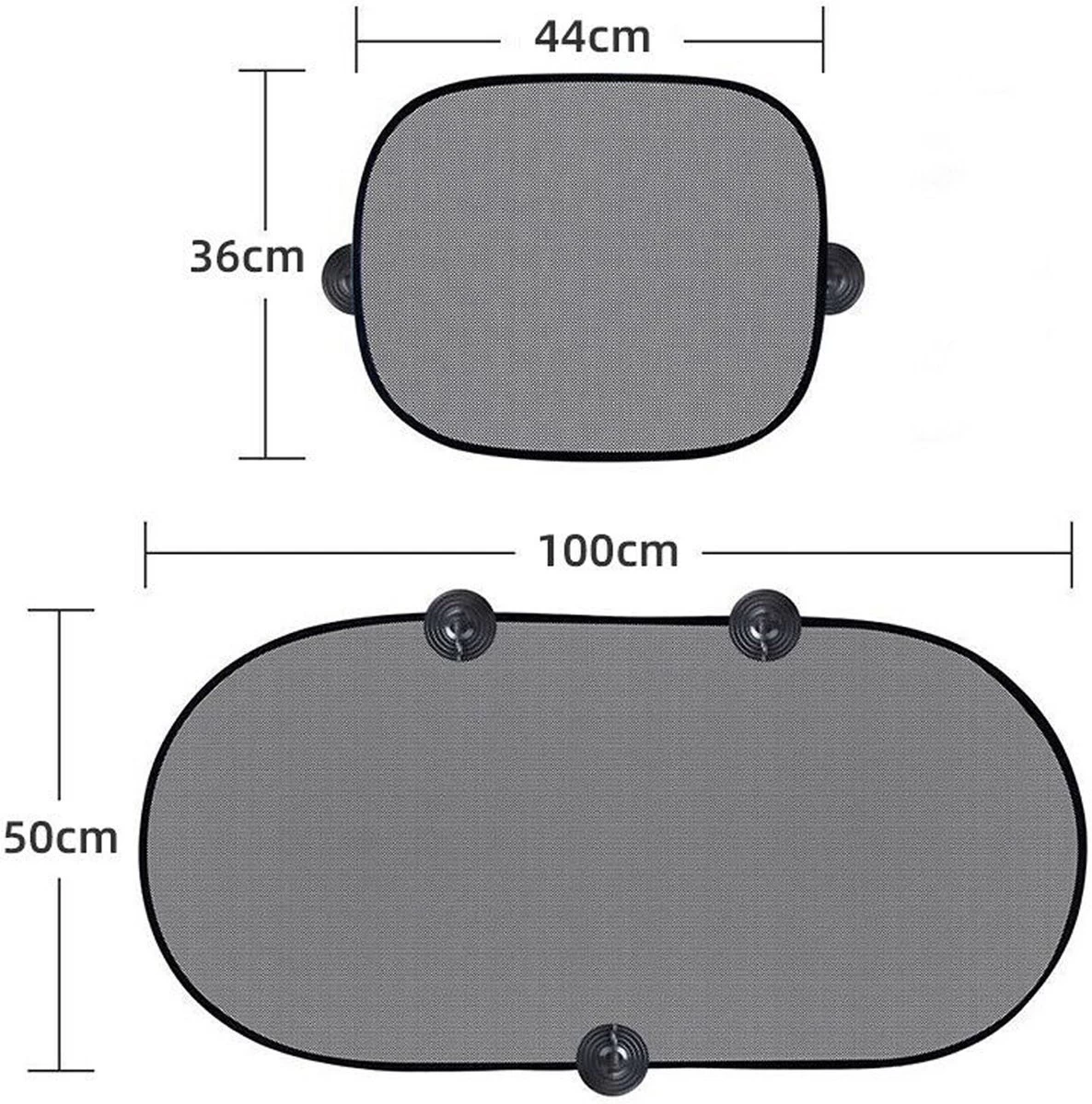 Zonnescherm Auto - Zonwering - Zijruit - Achterruit - UV Protectie - Set Van 3 - Rheme 6 Zonnescherm Auto - Zonwering - Zijruit - Achterruit - UV Protectie - Set Van 3 - Rheme - Afbeelding 6