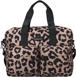 Kidzroom Gorgeous Luiertas - Bruin - Ophanglussen Kinderwagen - Verschoonmatje - Verstelbare Schouderband -Kinderwagens Winkel 1191x1200 4